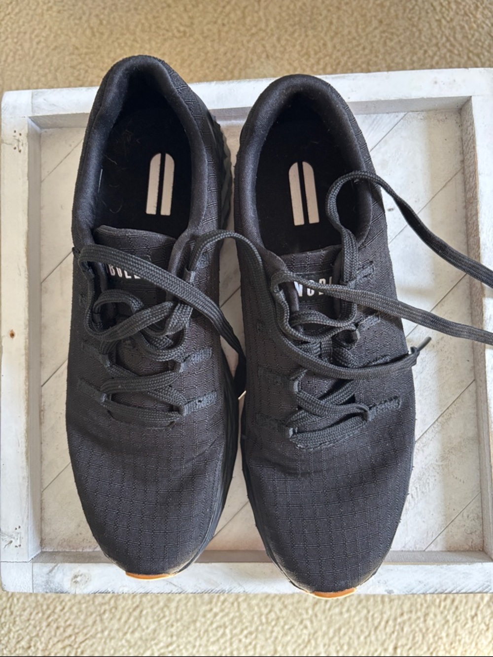 NOBULL Black Trainers with Gum Outsoles